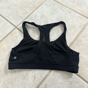 Black Lululemon Sports Bra Size 10